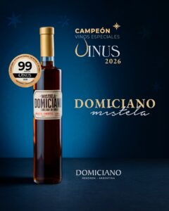 Domiciano Mistela, vino premiado con 99 puntos, Campeón Vinos Especiales